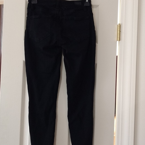 New Paige Denim Black Skinny Ankle Jeans 24/0 - Picture 4 of 5